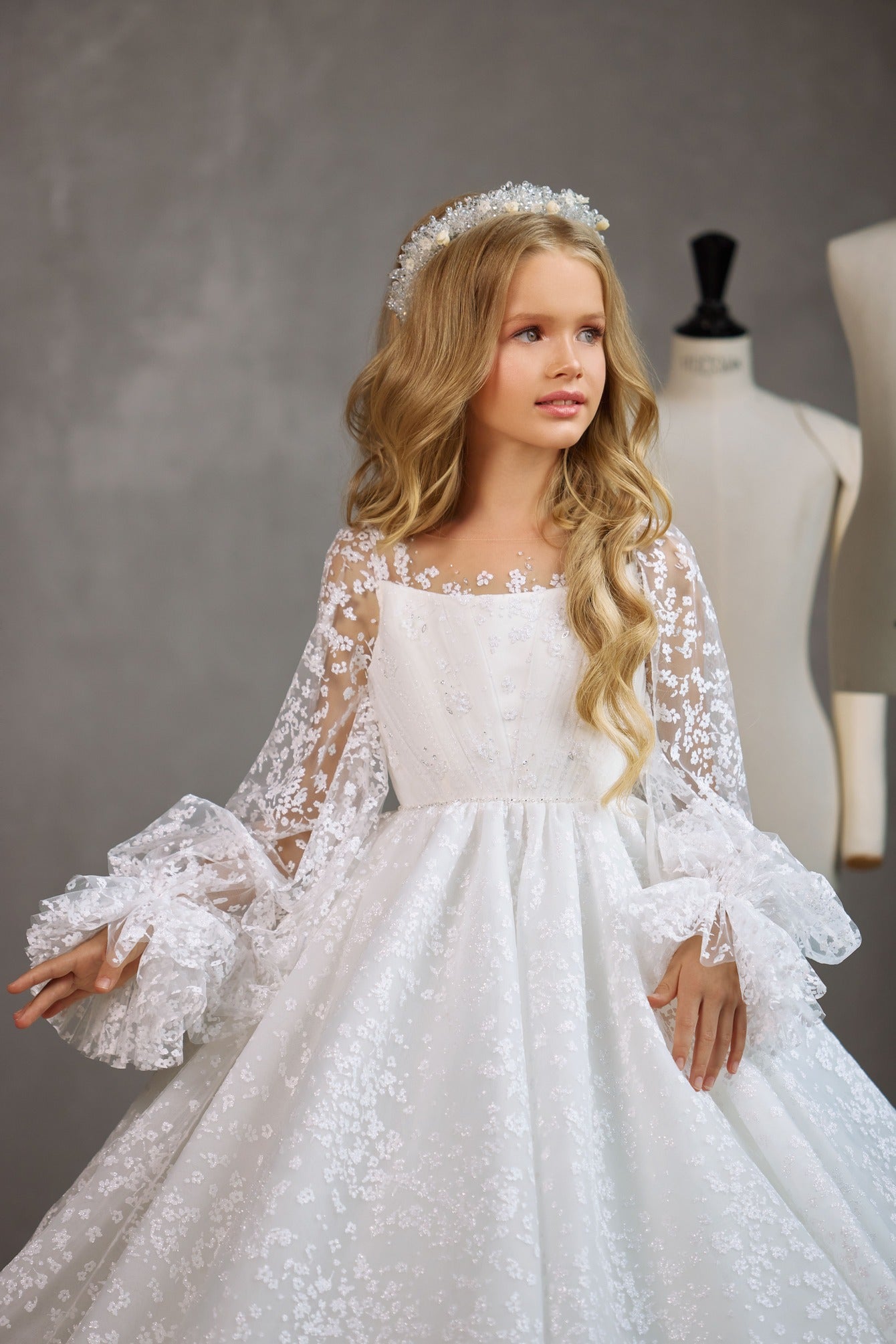 New Girls First Communion Dress Sz 12 popular