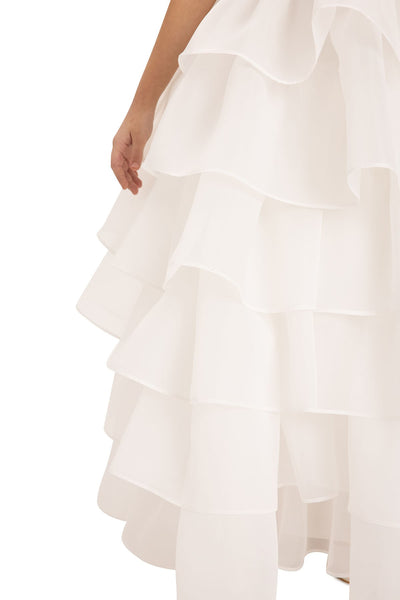 Chiara Flower Girls Party Dress with Ruffles