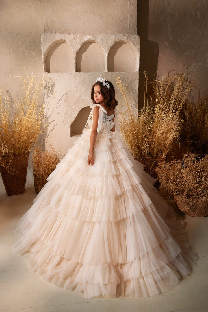 3621 Klaipeda Extravagant Flower Girl Dress