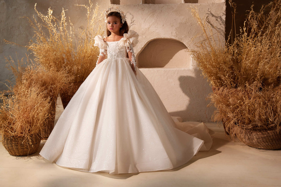 Ball gown communion dresses best sale