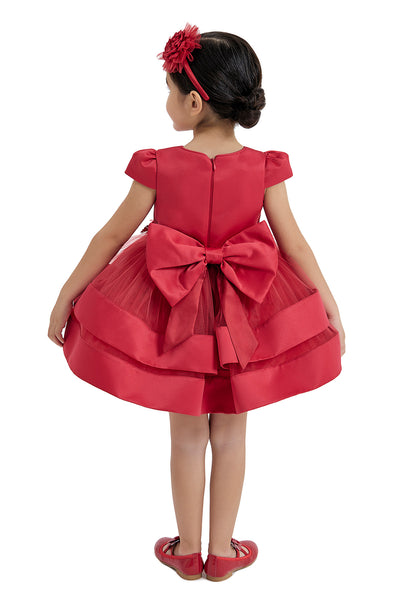 Baby Girl Red Dress for Christmas by Mia Bambina Boutique Canada