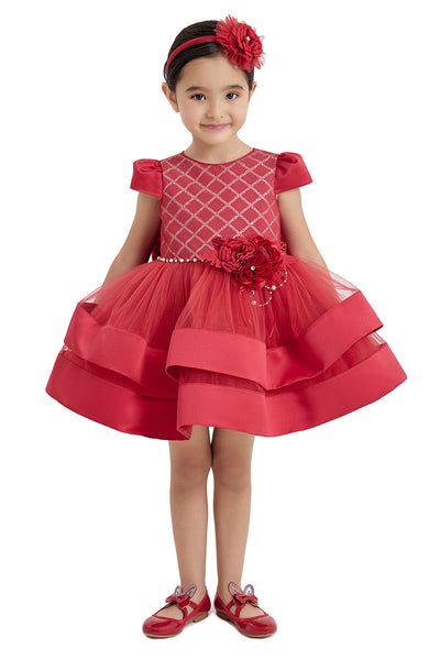 Baby Girl Red Dress for Christmas by Mia Bambina Boutique Canada