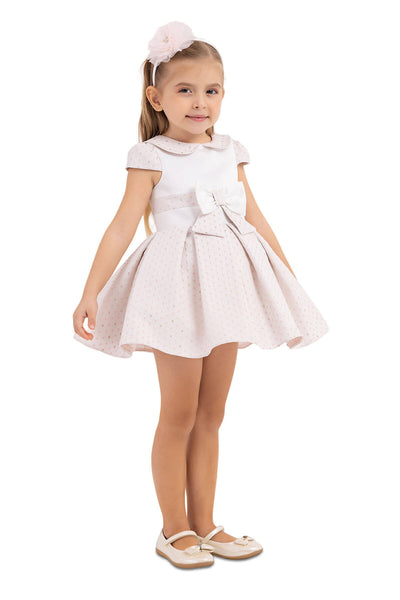 Baby Girl Sweet Sparkle Bow Dress by Mia Bambina Boutique Canada