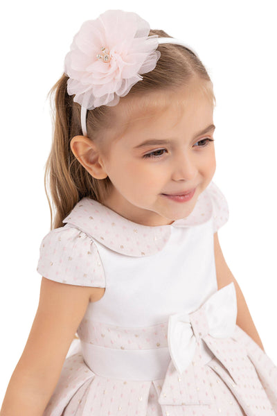 Baby Girl Sweet Sparkle Bow Dress by Mia Bambina Boutique Canada