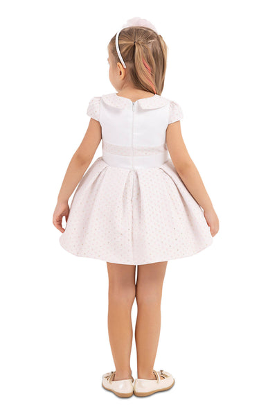 Baby Girl Sweet Sparkle Bow Dress by Mia Bambina Boutique Canada