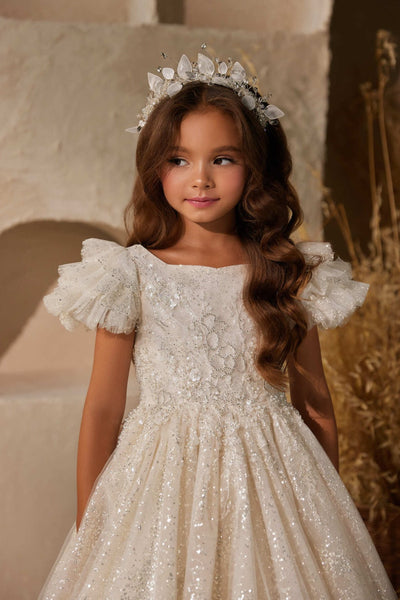 3610 Beatrice Holy Communion Dress - Mia Bambina Boutique Canada