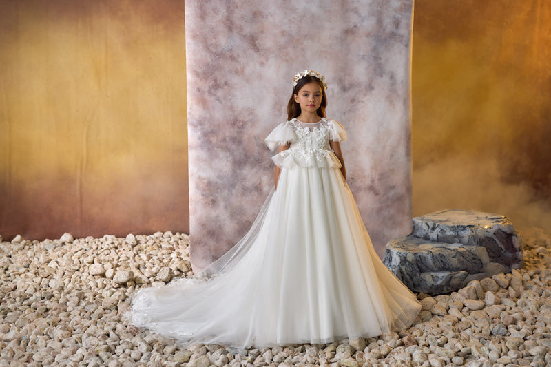 Blossom & Grace Communion Gown long tulle dress for first communion