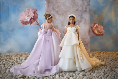 Enchanted Blossom Gown in Lilac and Ivory