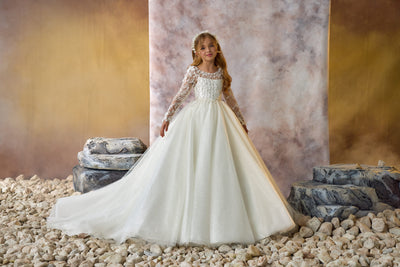 Glittering Glory Communion Gown