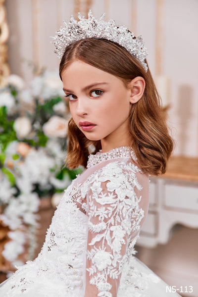 Luxury First Communion Dresses for Girls by Mia Bambina Boutique Canada