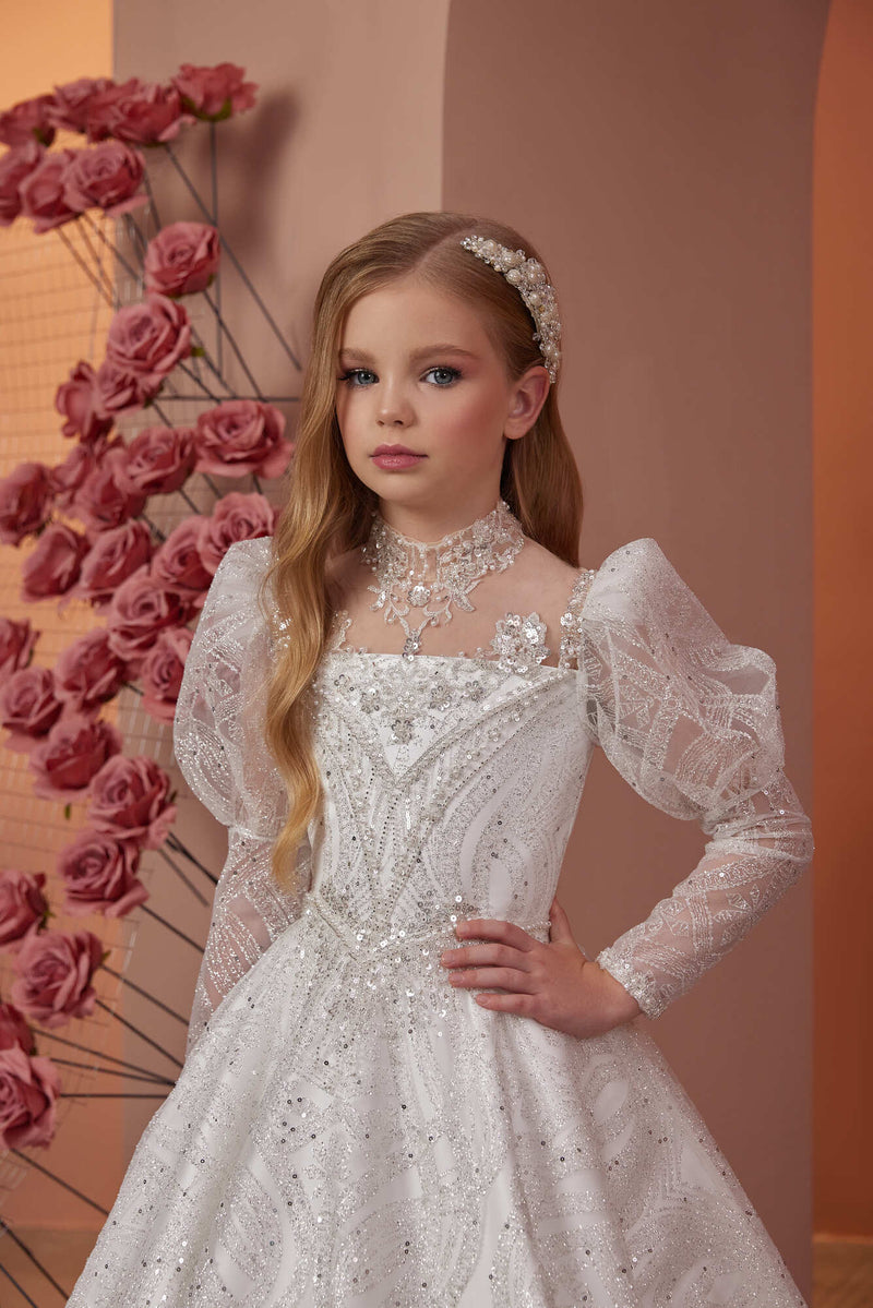 A Princess Wedding Dress for Children by Mia Bambina Boutique Canada