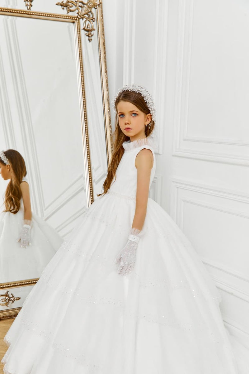 Stylish Chic Flower Girl Ballgown by Mia Bambina Boutique Canada