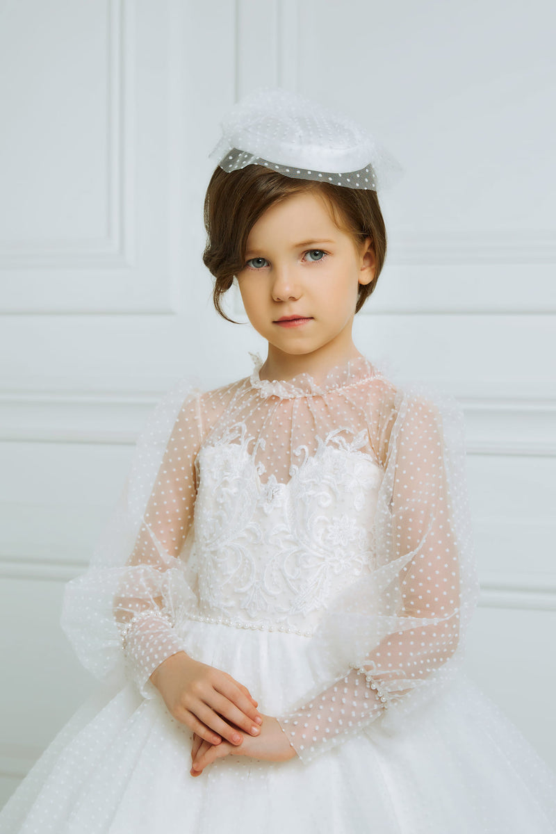 TIANA FIRST COMMUNION DAY DRESS FOR GIRLS