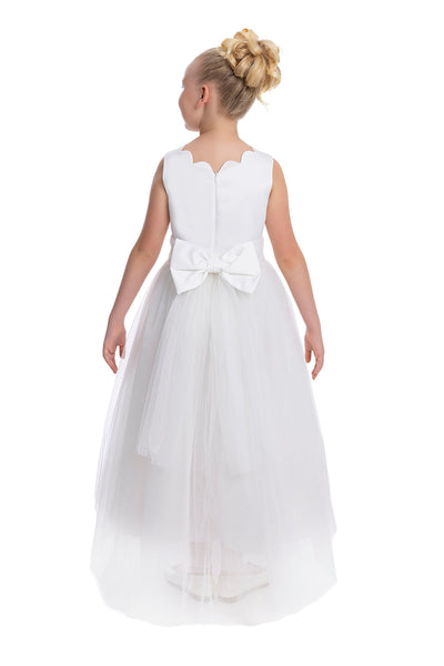 Tulle Maxi Dress in Off White Tutu Dress for Girls by Mia Bambina Boutique Canada