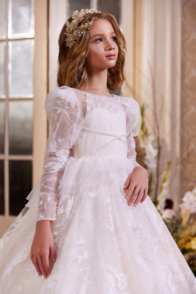 First Communion Dresses: Vienna First Communion dress - Mia Bambina Boutique