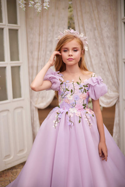 Ana Maria Flower Girl Dress for Weddings by Mia Bambina Boutique