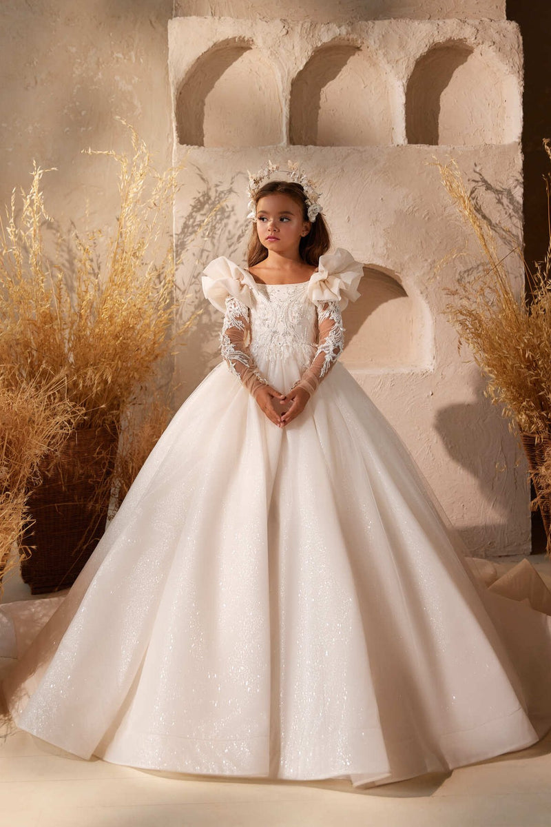 Flower Girl Dresses 3609 Asti Girl Ballgown - Mia Bambina Boutique