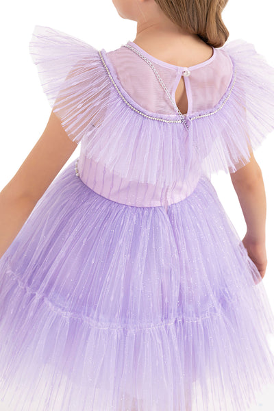 Girls Special Occasion Lilac Formal Dress