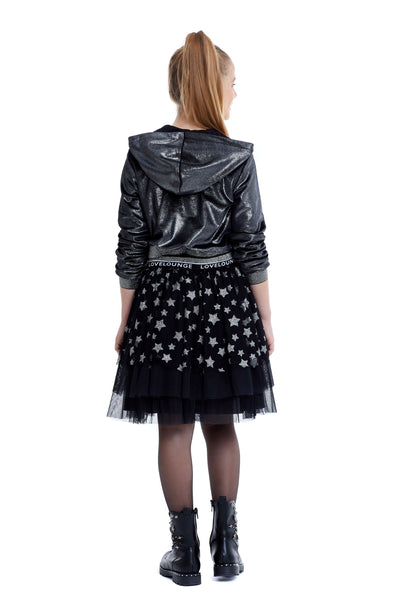 Teen Girl Outfit Velvet Bomber and Tulle Skirt by Mia Bambina Boutique