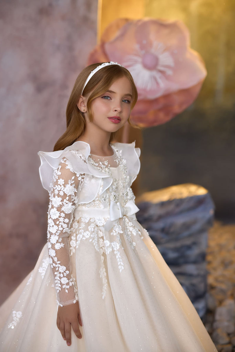 Heavenly Grace Communion Gown-Mia Bambina Boutique