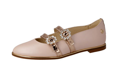 Communion Double Buckle Jewelled Dress Shoes