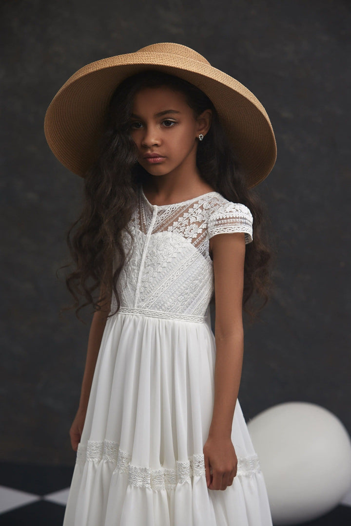 Boho flower girl dresses on sale