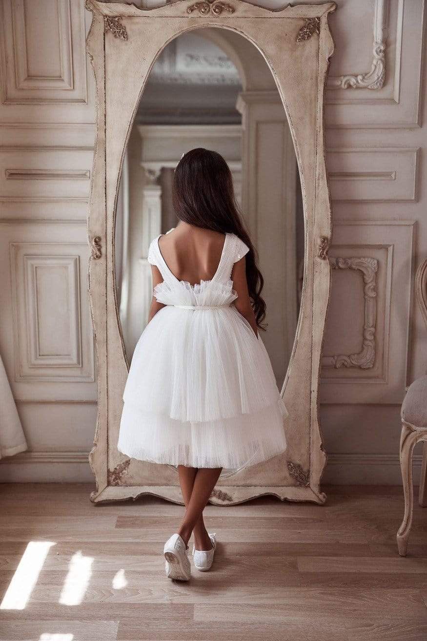 Little girl beach wedding dresses best sale