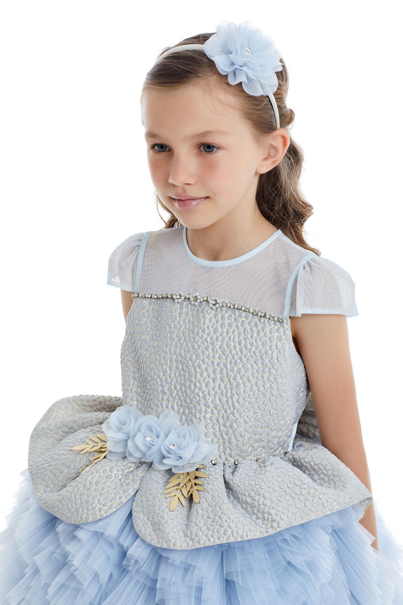 Arina - Little Girls Fluffy Dress