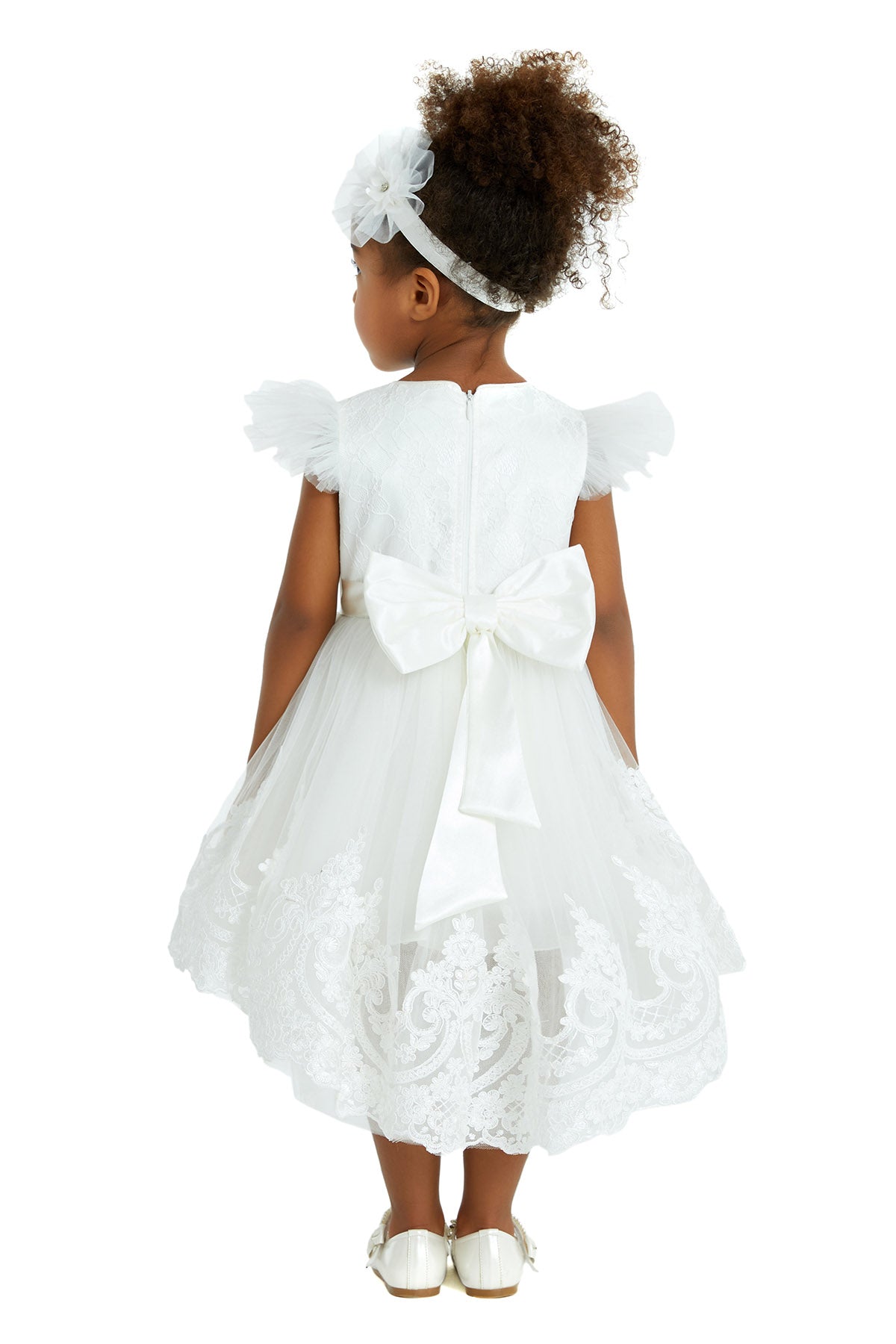 Pamina Augusta - Baby Girl Christening Dress in Size 6-18 Months/Ivory Size 6 Months / Ivory