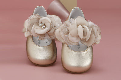 Flower Strap Toddler Girl Shoes by Mia Bambina Boutique Canada