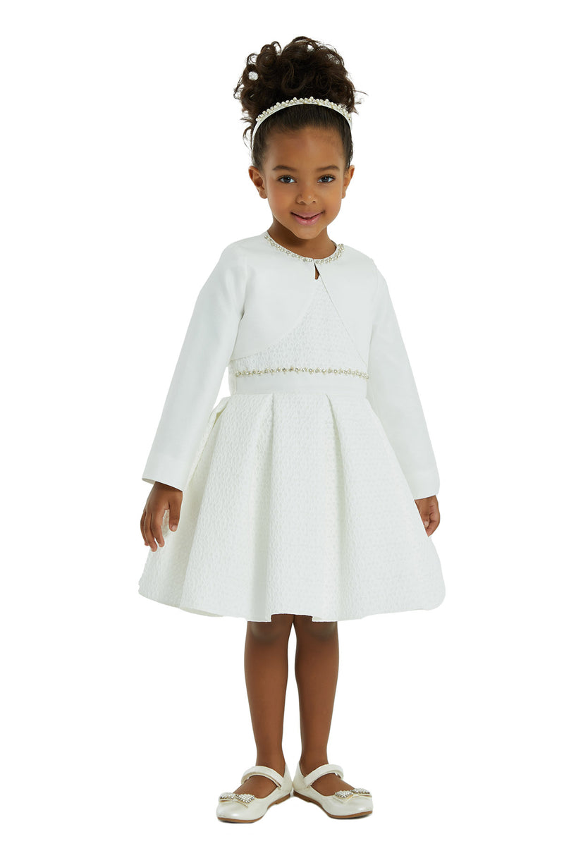 Girls Communion Bolero with Sleeves Mia Bambina Boutique Canada