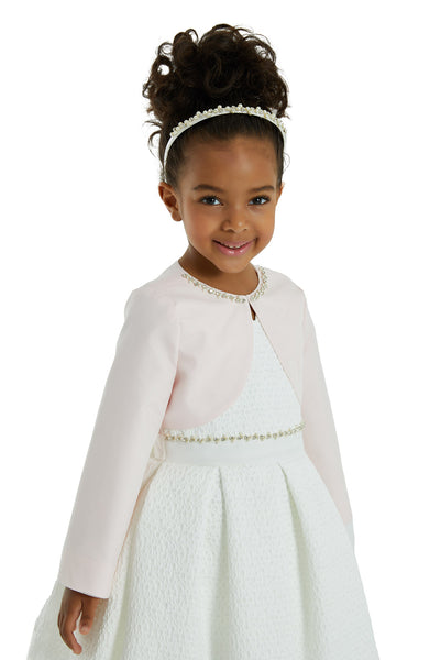 Girls Communion Bolero with Sleeves Mia Bambina Boutique Canada