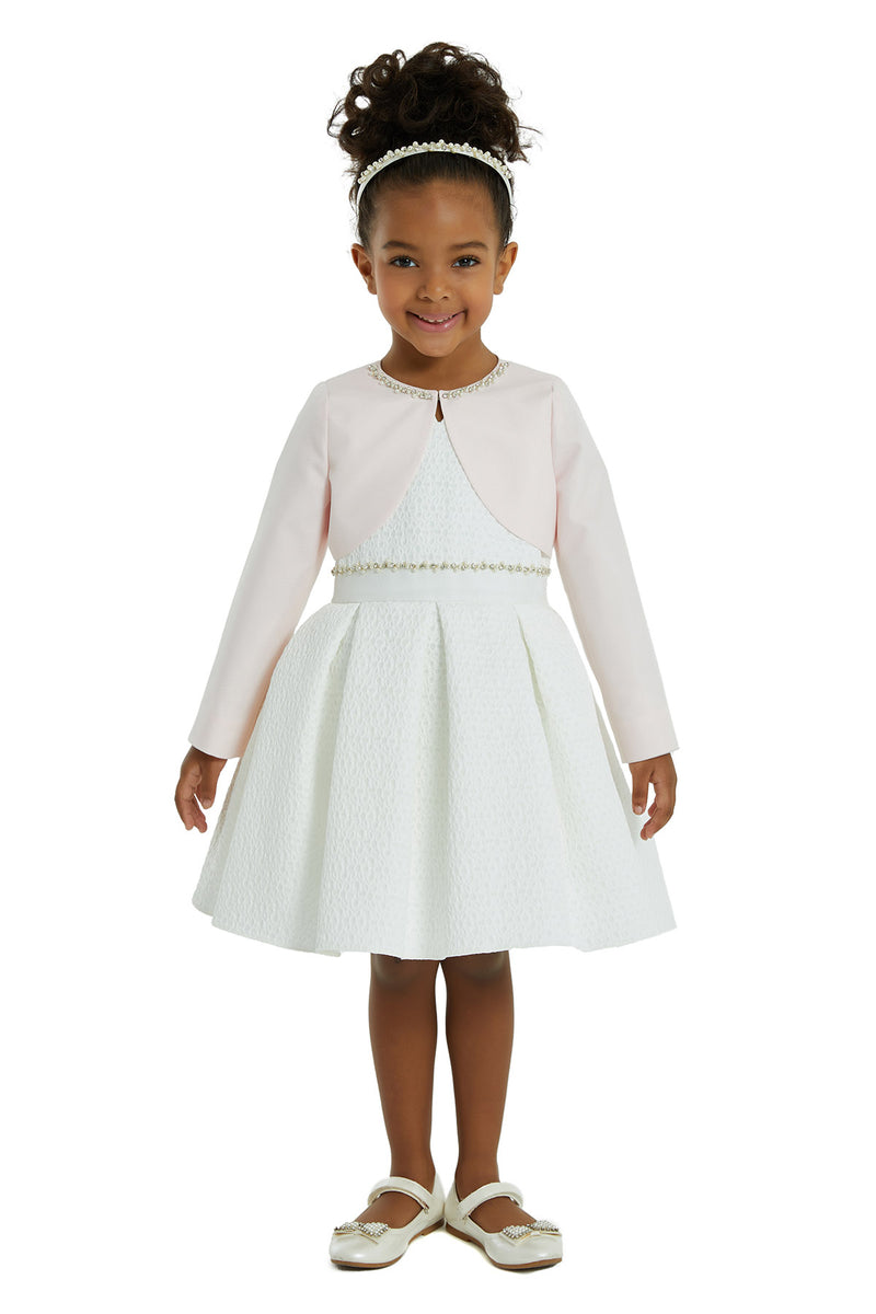 Girls Communion Bolero with Sleeves Mia Bambina Boutique Canada