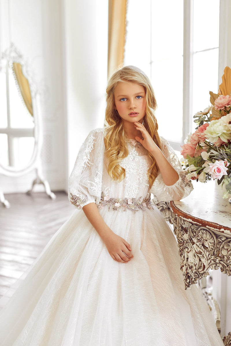 Flower Girl Dresses: Marine - Mia Bambina Boutique