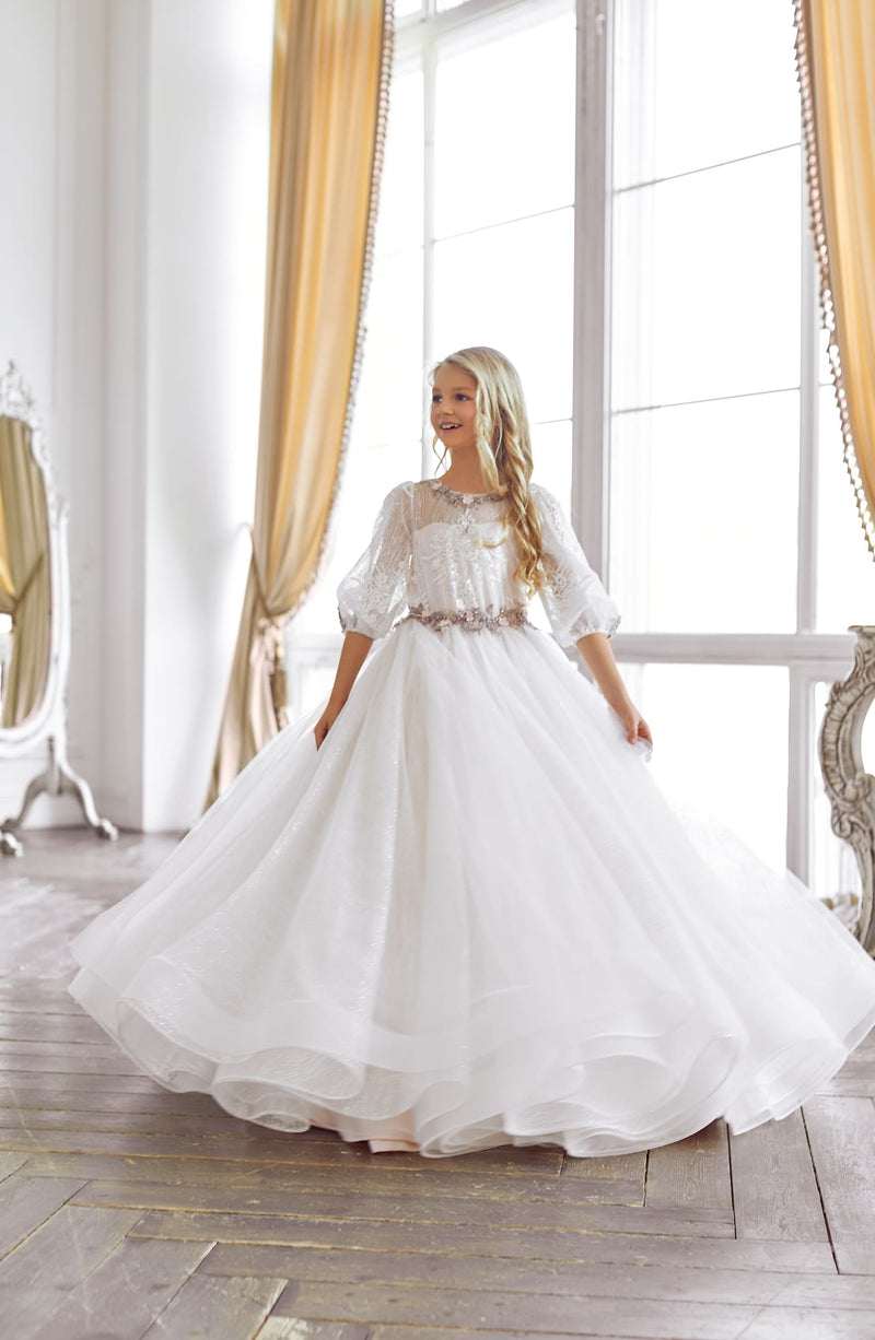 Flower Girl Dresses: Marine - Mia Bambina Boutique